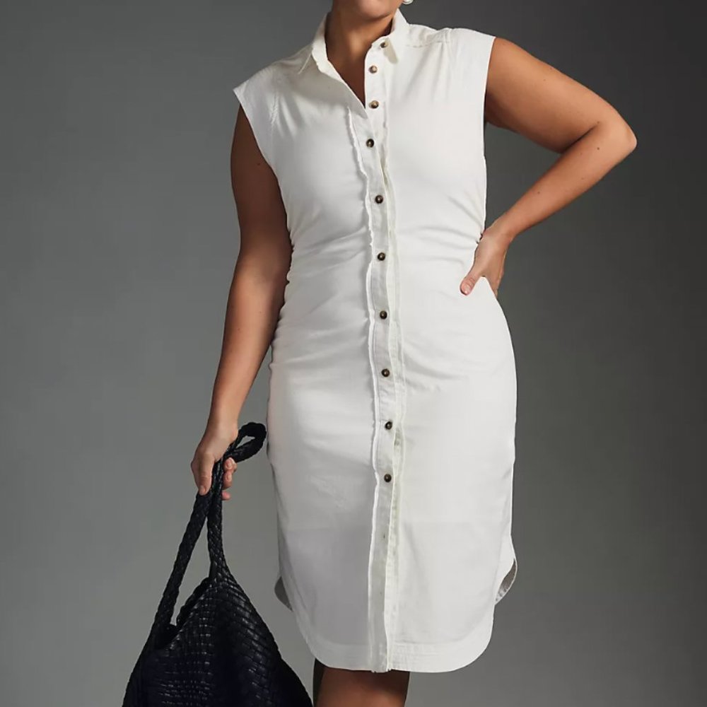 Anthropologie Pilcro collared shirt dress